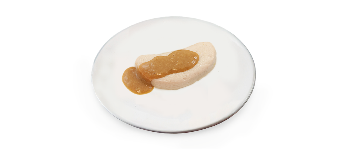 Shape It Chicken pureed for dysphagia diet.