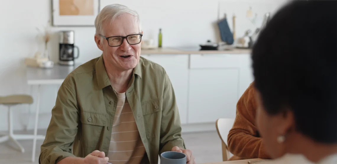 Shape It Bringing Joy Back To Dining Smiling Man